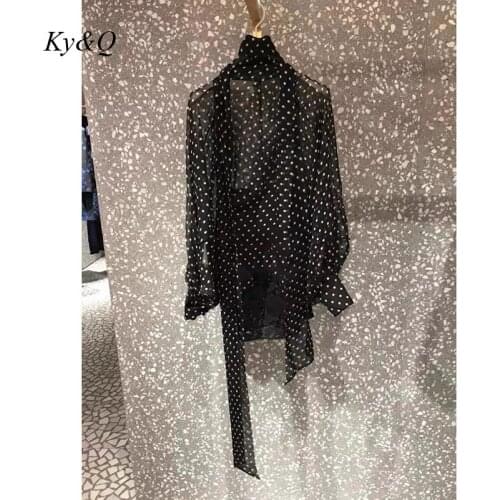 Блузки в горошек Ky&Q China At AliExpress