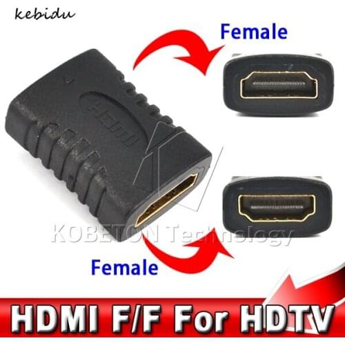 Mini HDMI-compatible Female to Female F/F Coupler Extender Adapter Connector for HDTV HDCP 1080P