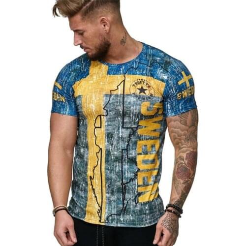 2021 Summer New Fashion Mens Ethnic Style Printed Short Sleeve T Shirts Vintage Harajuku O Collared Men Oversized T-Shirt Tops
