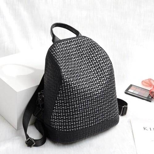 2021 New Womens Backpack Korean Style Waterproof Backpack Womens Simple All-match Contrast Color Travel Bag Dropshipping