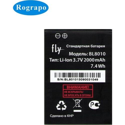 New 2000mAh BL8010 Replacement Battery For FLY FS501 Nimbus 3 Mobile Phone Batteries