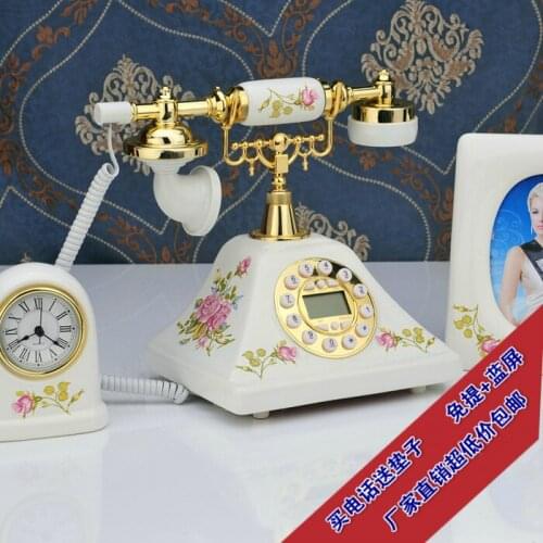 Genuine antique telephone style antique telephone European call home phone European call