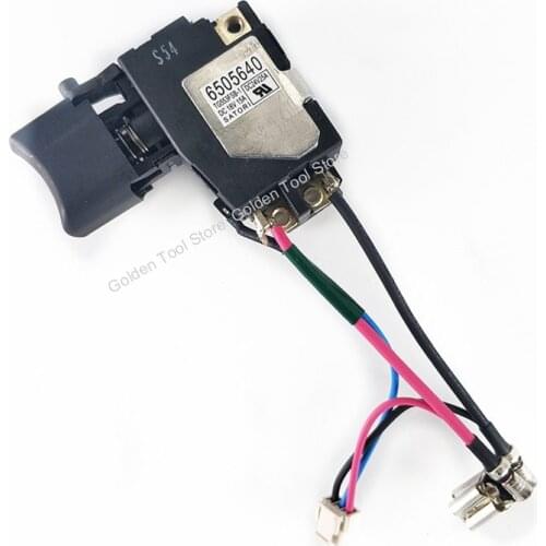 Switch trigger 650564-0 6505640 for Makita TD124D BTD130F BTD135 BTD140 BTD140Z BTD140RFE3 BTW251 BTW152 drill screw driver