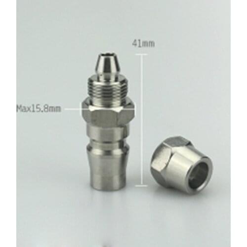 Fit 5x8mm Hose x Plug Pneumatic C Type Fittings Quick Release Connector For Air Compressor