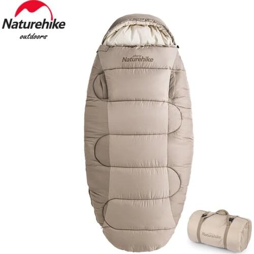 Naturehike Pancake Style Sleeping Bag Cotton Reach Out Washable Sleeping Bag Soft Daily Home Outdoor Camping Warm Equipment