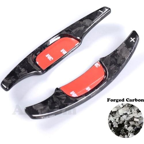 Forged Carbon Fiber Steering Wheel Paddle Shift Extension For Mazda 3 Mazda3 CX-30 CX30 2020 2021 Shifter