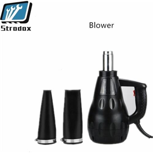 Hot air blower 220v powerful industrial stone drying hair dryer dust removal high-power snow blowing artifact wind blower