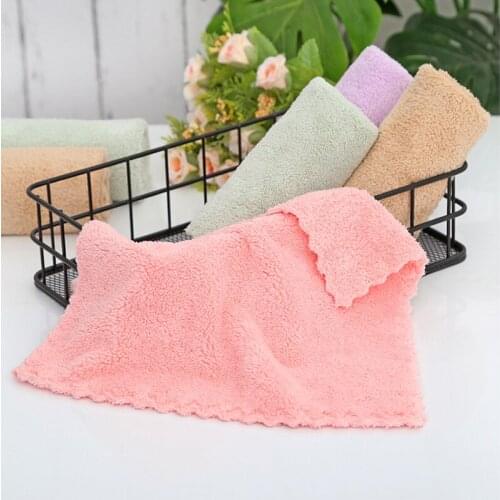 Household New Absorbent Hand Towel Cleaning Rag Textiles Washing Dishes Accessories All for Kitchen Cosiness Tableware Things