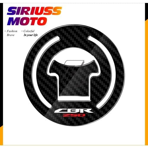 3D Carbon-look Motorcycle Fuel Gas Cap Protector Decals Case for HONDA CBR250 CBR 250 2011 2012