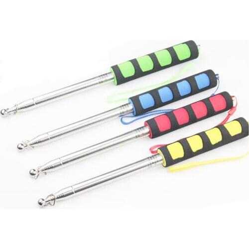 1PC 2 M Stainless Steels Flag Hole Portable Handheld Poles for Flags Windsock Telescopic Solid Flag Pole Accessories Decoration