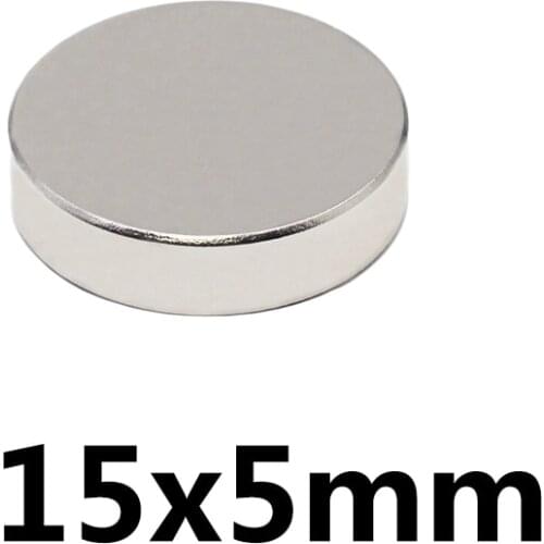 10/20/50pcs 15x5 Super Powerful Strong Magnetic disc Magnets 15mmx5mm Permanent Neodymium Magnets 15x5mm Round Magnet 15*5