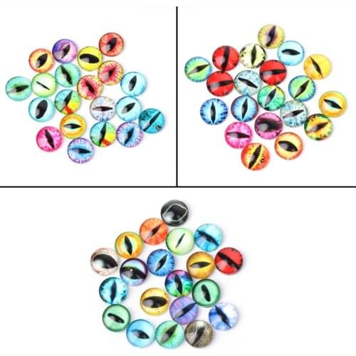 20Pcs Glass Doll Eye Making DIY Crafts For Toy Dinosaur Animal Eyes Accessories 24BE