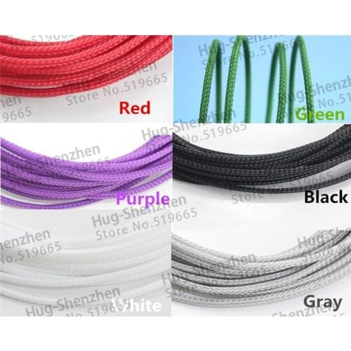 3MM Tight Braided PET Expandable Sleeving New High Quality Color Selectable 200M