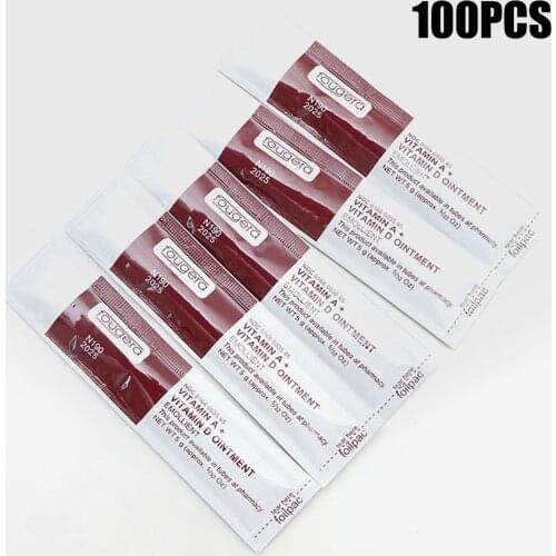 30/50/100PCS Fougera Tattoo After Care Cream For Body Art Vitamin A&D Ointment Permanent Makeup Aftercare Cream Tattoo Supplies