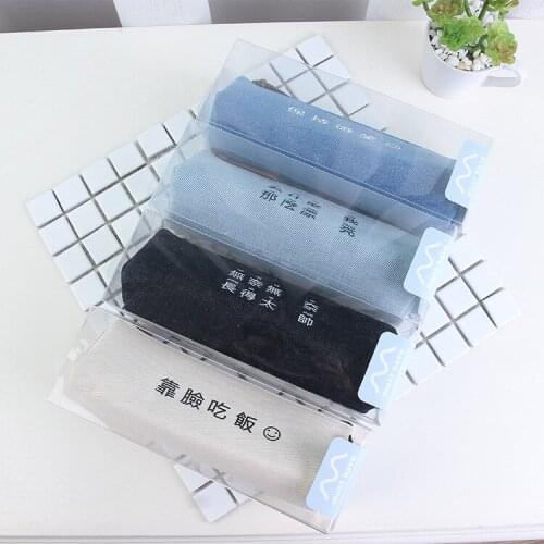 4PCS Stationery MH1702-564 Triangular Pocket Pen for Pupils