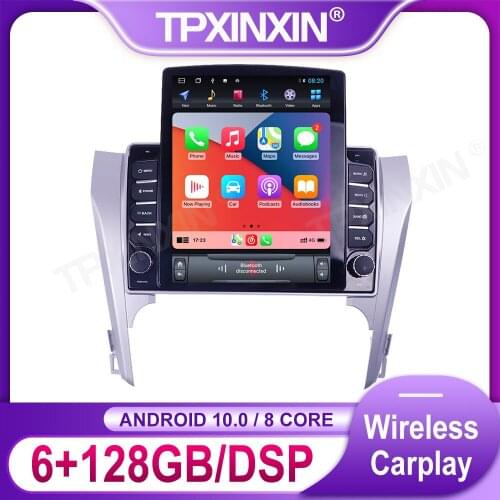 Android 10.0 360 Camera Car Radio For oyota Camry 2012 2013 2014 2015 Multimedia Video Recorder DVD Player Navigation GPS 2 din