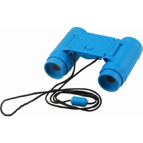 HOT Child Kids Plastic 26mm x 2.5X Foldable Binoculars Telescope Toy Blue