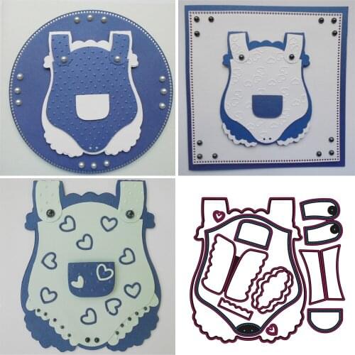 Butterfly Baby dress new Metal Cutting Dies for decor card DIY Scrapbooking stencil Paper Craft clothes for boys and girls Dies