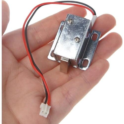 Electronic Lock Catch Door Gate 12V 0.4A Release Assembly Solenoid Access