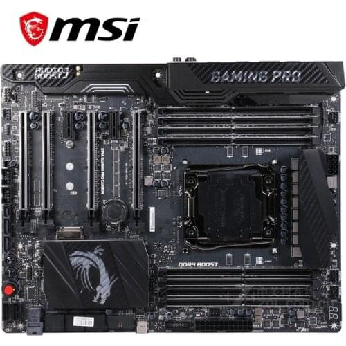 For MSI X99A GAMING PRO CARBON Motherboard LGA 2011 V3 DDR4 For Intel X99A X99M Desktop Mainboard SATA III PCI-E X16 Used