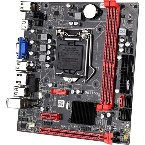 High Performance Computer Motherboard B75 Motherboard LGA 1155 DDR3 RAM for Intel I3 I5 I7 Xeon CPU Mianboard USB 3.0 SATA III