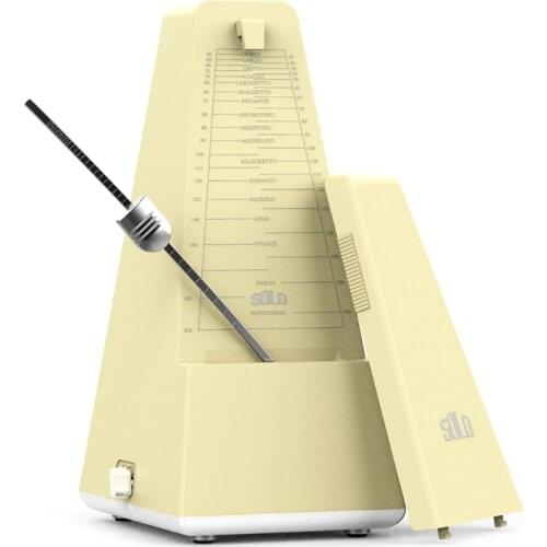 WXTF Trapezoid Wind up Mechanical Metronome with Accurate Timing and Tempo for Piano Guitar Drum Violin Musical Instruments