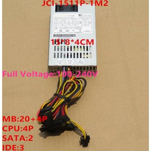 New PSU For Kenwei AIO ITX FLEX NAS Small 1U 200W Power Supply JCI-1511P-1M2