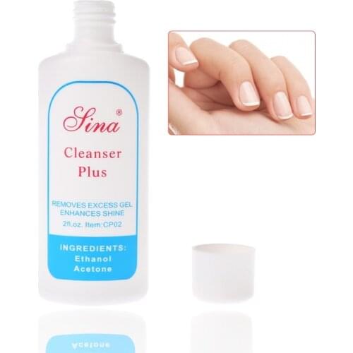 Nail Art Excess UV Gel Nail Gel Remover Cleanser Nail Art Acrylic UV Gel Tip Cleanser Enhances Shine Not Gel Remover 60ml