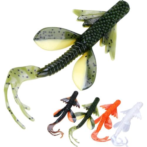 Sougayilang New Fishing Lure 2pcs/lot Lifelike Soft Rubber Bait 10g 125mm Saltwater/Freshwater Fishing Lure
