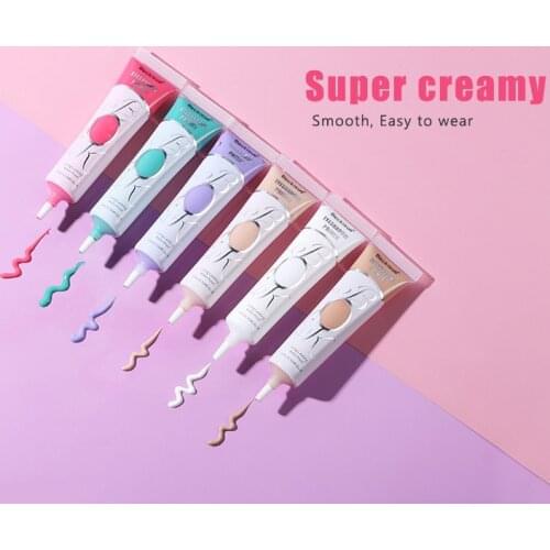 Professional 6 Colors Eye Shadow Primer Eyes Primer Concealer Base Eyes Makeup Foundation Cream Moisturizing Oil Control TSLM2