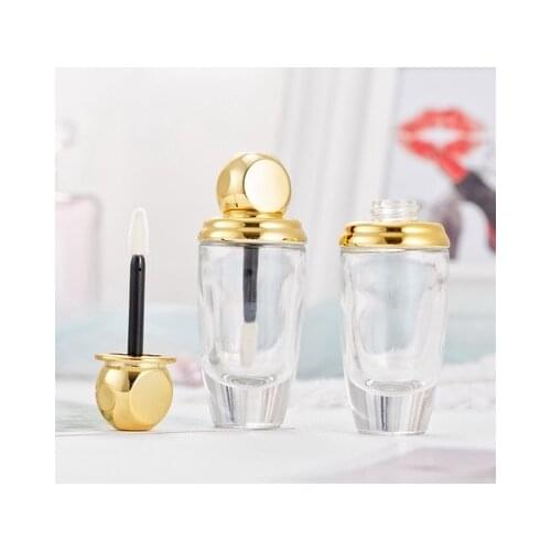 10pcs Empty Transparent Lip Gloss Tube DIY Cosmetic Lipbalm Refillable Container Glass Makeup Lipstick Vials
