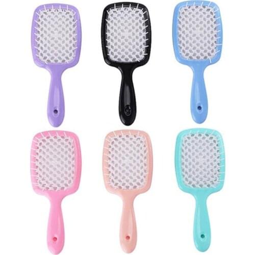 Tangled Hair Brush Salon Hair Styling Tools Large Plate Combs Massage Hair Comb Hair Brushes Girls Ponytail Comb