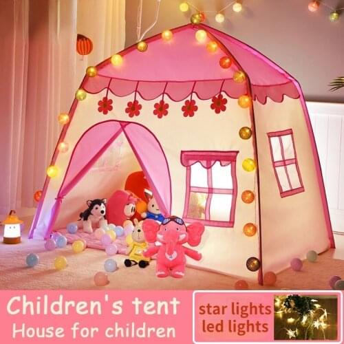 Blue/Pink indoor Childrens playroom portable outdoor playhouse breathable picnic kids tent small shower tent easy to install
