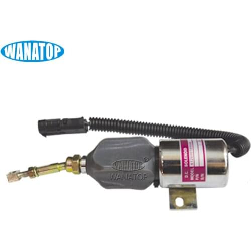 Shutdown Solenoid 612600180008 1752ES-24E7UC3B1S7 1752ES-12E7UC3B1S7 For Excavator Engine Parts