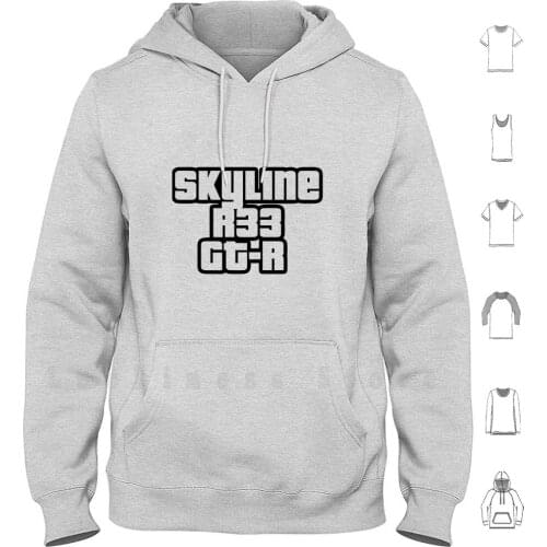 Skyline R33 Gt - R hoodies long sleeve Skyline R33 Gt R Nissan Nismo Sukairain Zenki Rb26dett Rb26 Officialgtrch Gtr Car