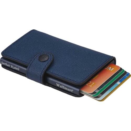 WalSmart Mini Basketto Smart Leather Wallet