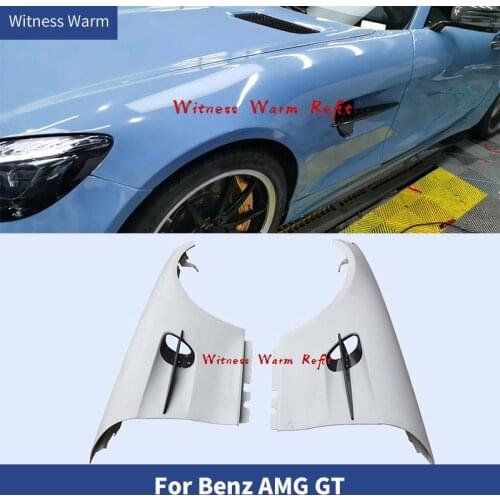 High Quality Carbon Fiber FRP Fenders for Mercedes-Benz AMG GT front bumper side Fenders GTR Style car body kit