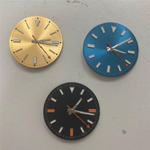 Replacement Watch Dial Hands Luminous for Mingzhu 2813 3804 For Miyoda 8215 821A Automatic Mechanical Movement Watch Repair Part