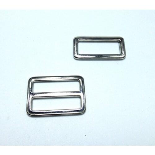 1 Inch Nickel triglide slider & buckle for adjustable straps