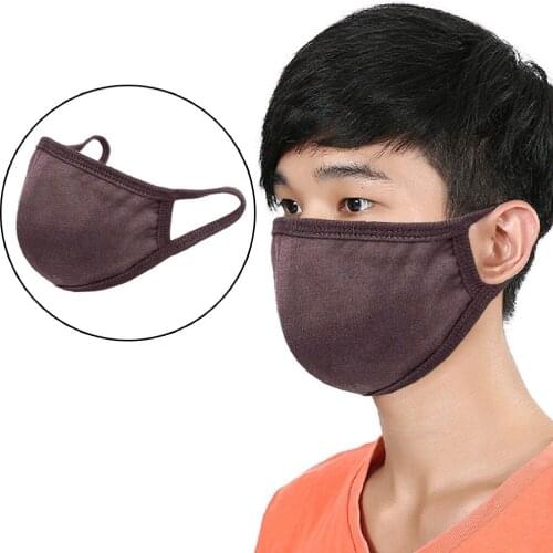 1Pc Ski Fasemask Reusable Brown Cotton Washable Ski Fase Maksk For Germ Protection For Adults Fashion Breathable Cycling Bandana