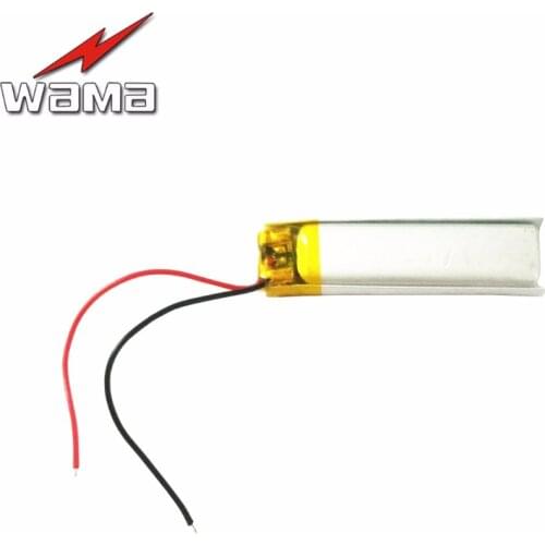 4pcs/lot WAMA 551140 3.7V Li-polymer Rechargeable Battery Over-charge Protected PCB for Lithium Smart Wrist band