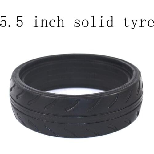 5.5 Inch Rubber Solid Tire with Good Quality Fits for Electric Balanced Car Electric Scooter Baby Carrier free shipping