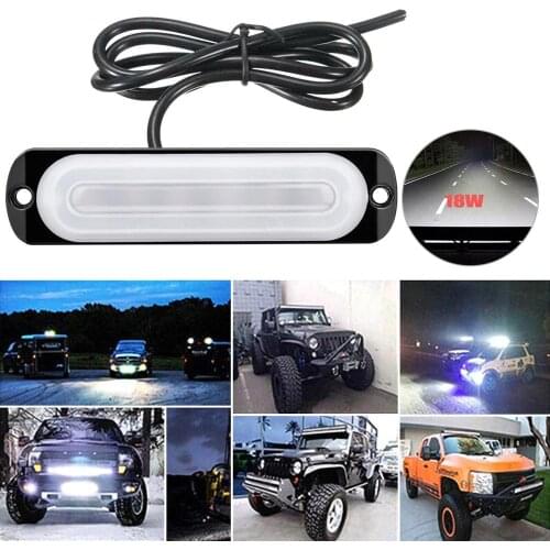 6 Leds Light Bar Work Light 4WD Led Car bar Warning Light SUV Spot Offroad Driving Fog Lamp 6000K Super Bright For Dropshipping