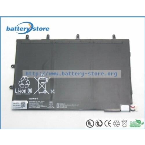 Genuine laptop battery LIS3096ERPC, SGP321, SGP312, 1ICP3/65/100-3, SGP311 for SONY Xperia Z Tablet 10.1 ,3.7V, 6000mAh, 22.2W