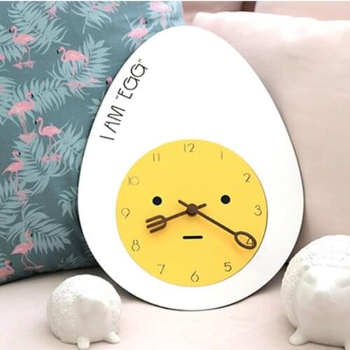 Acrylic Cartoon Wall Clock Cute Creative Japanese Silent Wall Clock Digital for Childrens Room Duvar Saati Home Decor WF50WC