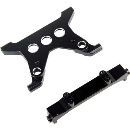 Aluminum CNC Machined Frame Rail Brace Bracket Battery Tray Mounts for Axial SCX10 III SCX10.3 AXI03007, 1/10 RC Car
