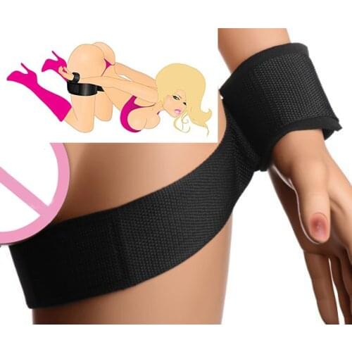 BDSM Hand Cuffs and Legs Bondage Set ,Handcuffs For Sex Strap, Sex Toys For Couples