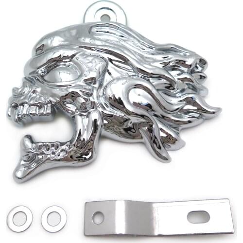 Aftermarket Free Shipping Motorcycle Parts Horn Cover for 1992 and up Harley-Davidson with side mount all V-rods Chrome