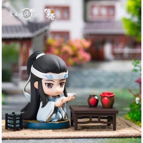 Limited The Untamed Mo Dao Zu Shi Wei Wuxian Lan Wangji Figure Action Figurine Doll Model Toy Display Cosplay