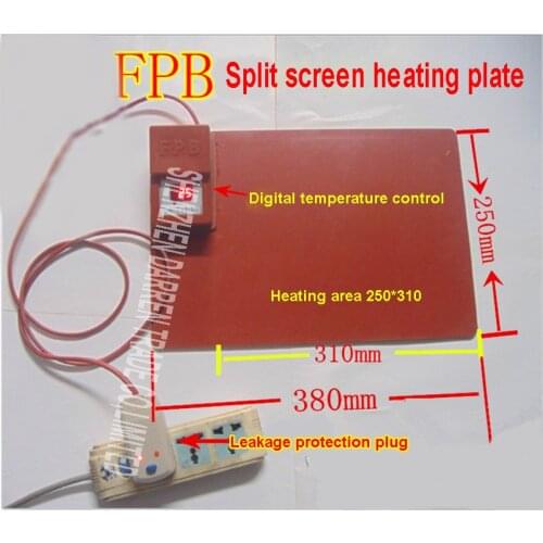 FPB Mobile Phone Repair Tablet notebook for iPad Demolition screen heating plate Silicone Replacement screen heater board